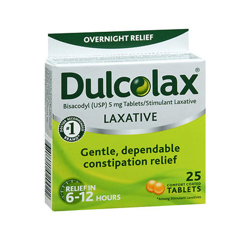 Dulcolax, Laxative Tablets Relieves Constipation, 25 tabs