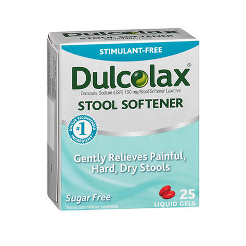 Dulcolax, Stool Softener Liqui Gels To Relieve Constipation, 25 ct