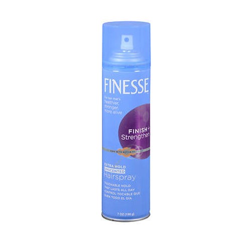 Finesse Extra Hold Aerosol Hairspray Unscented 7 oz By Finesse