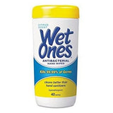 Schick, Wet Ones Antibacterial Moist Towelettes, Citrus 40 each