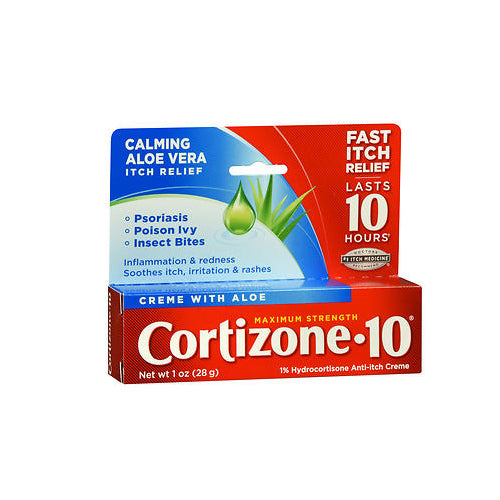 Cortizone-10 Maximum Strength Anti-Itch Creme With Aloe 1 oz By Icy Hot