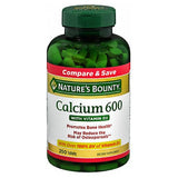 Nature's Bounty, Nature's Bounty Calcium 600 With Vitamin D3, 250 tabs