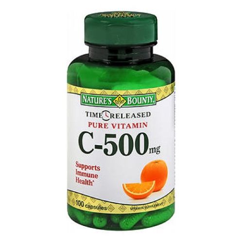 Nature's Bounty Vitamin C Capsules Time Released 100 caps By Nature's Bounty