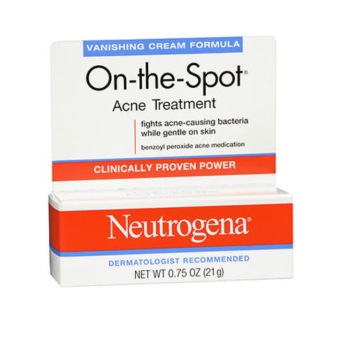 Neutrogena, Neutrogena On-The-Spot Acne Treatment Vanishing Cream Formula, 0.75 oz