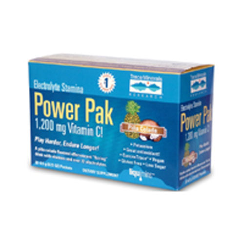 Trace Minerals, Electrolyte Stamina Power Pak, Pina Colada 32 pk