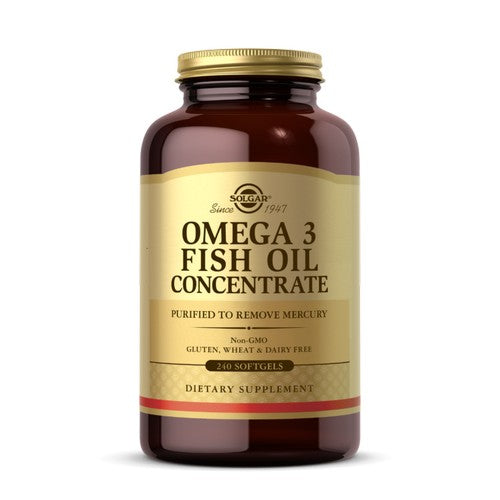 Omega-3 Fish Oil Concentrate Softgels 240 S Gels By Solgar