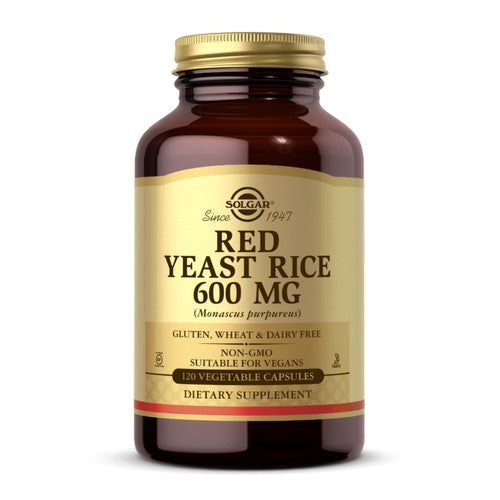 Red Yeast Rice 120 V Caps By Solgar