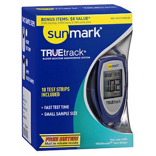 Sunmark Truetrack Blood Glucose Monitoring System 1 each By True Metrix
