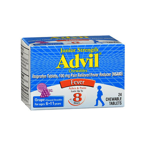 Advil Chewable Tablets Junior Strength 24 Count By Advil