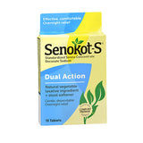 Senokot-S Natural Vegetable Laxative Ingredient Plus Stool Softener 10 tabs By Senokot