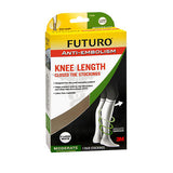 3M, Futuro Anti-Embolism Knee Length Closed Toe Stockings White Moderate, Extra Large each