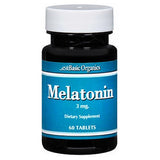 Basic, Basic Organics Melatonin, 3 mg, Count of 1