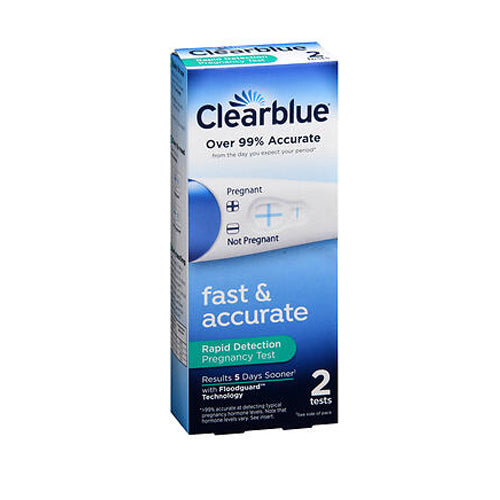 Clearblue Easy +/- Results Pregnancy Test 2 each By Clearblue Easy