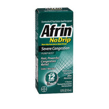 Afrin, Afrin No Drip Pump Mist Severe Congestion, 0.5 oz
