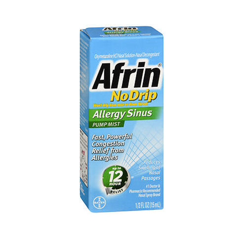 Afrin No Drip Pump Mist Sinus 0.5 oz By Afrin