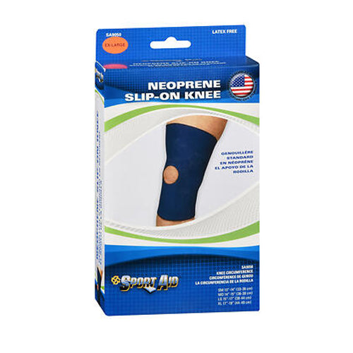 Sportaid Knee Sleeve Open Patella Blue Neoprene X-Large 1 each By Scott Specialties