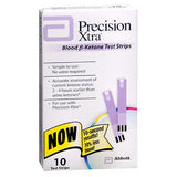 Precision Xtra, Precision Xtra Blood B-Ketone Test Strips, Count of 10