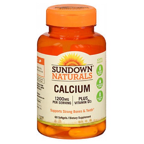 Sundown Naturals Calcium Plus Vitamin D3 60 caps By Sundown Naturals