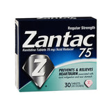 Zantac, Zantac, 75 mg, 30 tabs