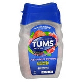 Tums Extra Strength Antacid Calcium Supplement Assorted Berries 48 tabs By Novartis Consm Hlth Inc