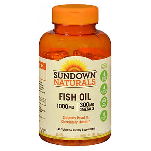 Sundown Naturals Fish Oil 144 Count By Sundown Naturals