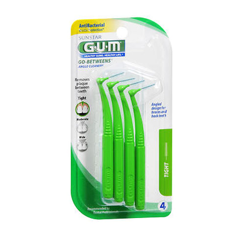 Gum, Gum Go-Betweens Angle Cleaners Tight, 4 each