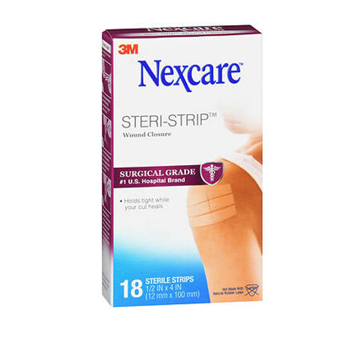 Nexcare Steri-Strip Skin Closure Strips 0.5 inch, 18 CT By Nexcare