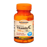 Sundown Naturals, Sundown Naturals Vitamin C, 500 mg, 50 tabs
