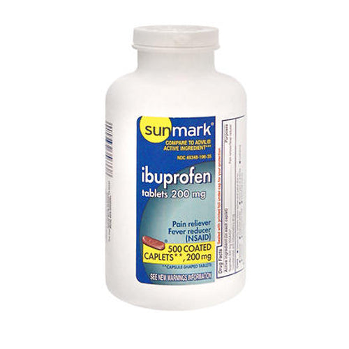 Sunmark, Sunmark Ibuprofen, 200 mg, 500 tabs