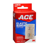 Ace Elastic Bandage With Clips 3 inches 1 each By Ace