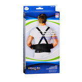 Sportaid Back Belt With Suspenders Black Medium Large 1 each By Sport Aid