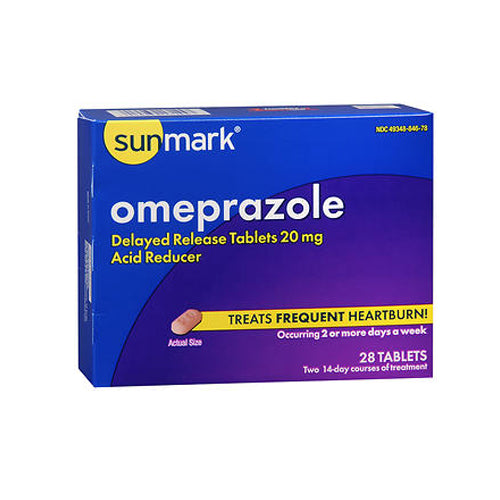 Sunmark, Sunmark Omeprazole, 20 mg, Count of 1