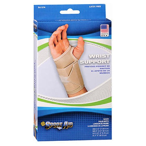 Sportaid Wrist Brace For Carpal Tunnel Beige Right Large 1 each By Sport Aid