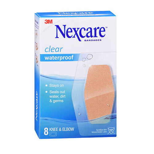 3M, Nexcare Bandages Waterproof Clear Knee And Elbow, 8 each