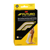 Futuro Therapeutic Open Toe/Heel Knee Length Stocking Beige Firm For Men Women Medium each By 3M