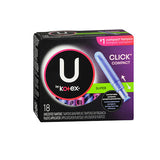 U By Kotex Click Tampons Unscented Super 18 each By U By Kotex