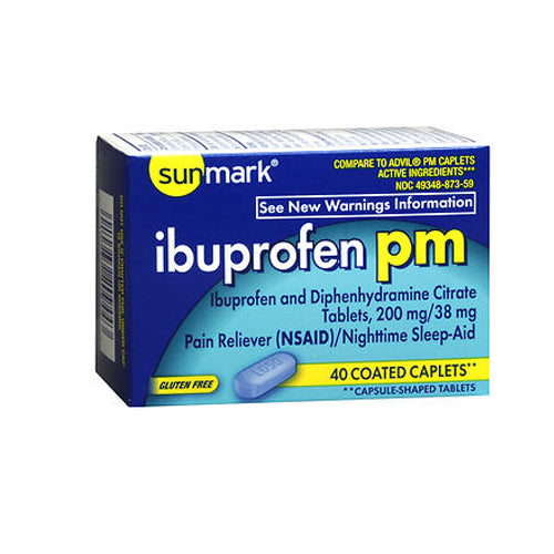 Sunmark Ibuprofen Pm Coated Count of 1 By Sunmark