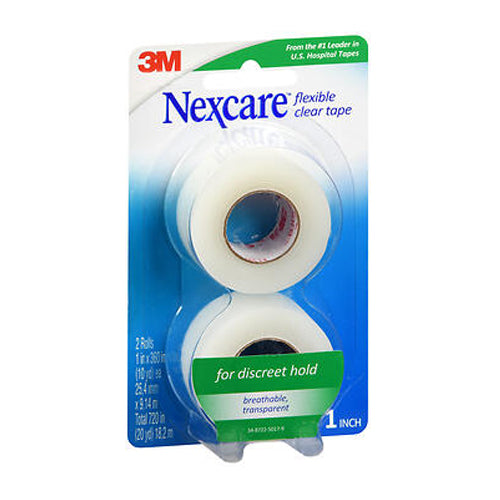 Nexcare First Aid Flexible Clear Tape 1 inch 2 each By Nexcare