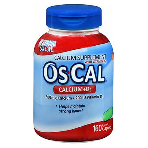 Os-Cal Calcium Tablets With Vitamin D 160 tabs By Os-Cal