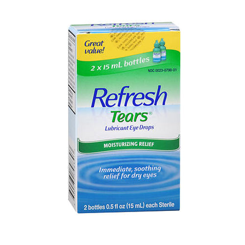 Refresh, Refresh Tears Lubricant Eye Drops, 2 x 15 ml
