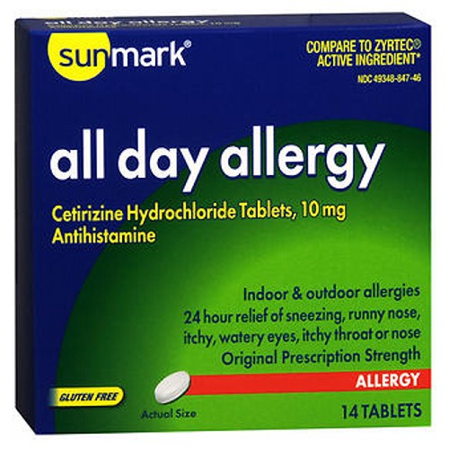 Sunmark, All Day Allergy, 10 mg, Count of 1