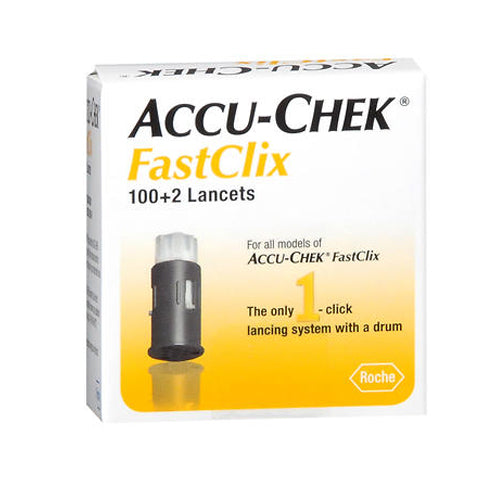 Accu-Check Fastclix Lancets Count of 102 By Accu-Chek