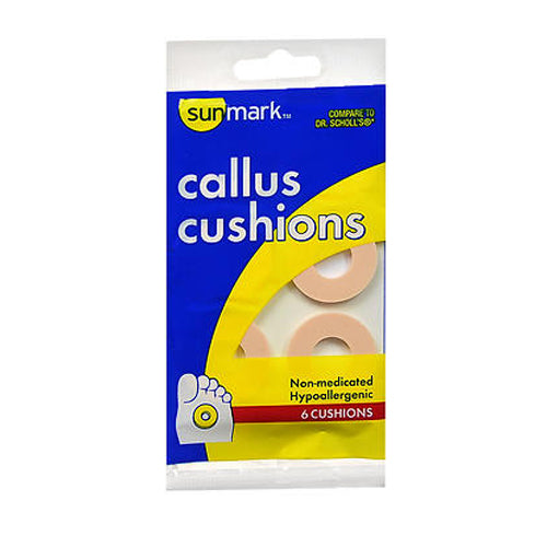 Sunmark Callus Cushions Non-Medicated 6 each By Sunmark