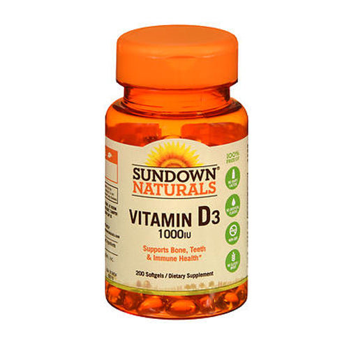 Sundown Naturals High Potency Vitamin D3 100 caps By Sundown Naturals