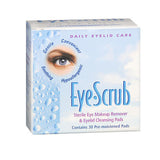 Alcon, Eye Scrub Sterile Eye Makeup Remover And Eyelid Cleansing Pads, 30 each