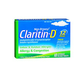 Claritin, Claritin-D 12 Hour Allergy And Congestion Tablets, 10 tabs