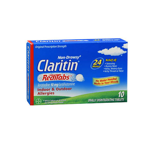 Claritin, Claritin 24 Hour Allergy Reditabs, 10 tabs