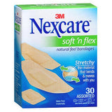 Nexcare Comfort Flexible Fabric Bandage Latex Free Assorted Sizes 30 each By Nexcare