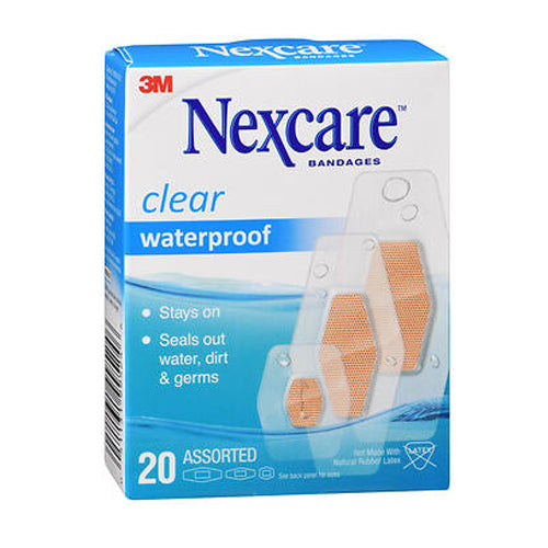 Nexcare Waterproof Clear Bandages Count of 20 By Nexcare