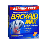Backaid, Backaid Maximum Strength Back Relief Pills, 28 tabs